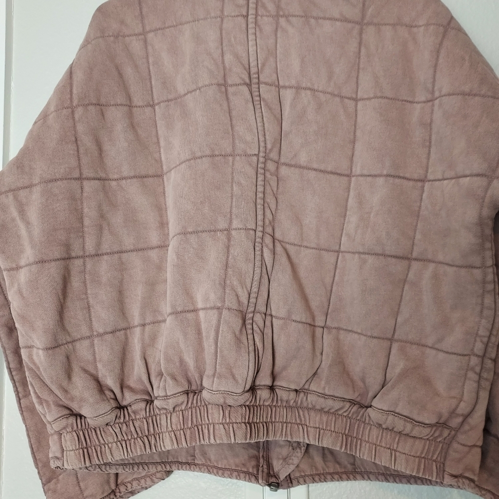 Free People Dolman Quilted Knit Jacket Oversized Medium - Picture 8 of 16
